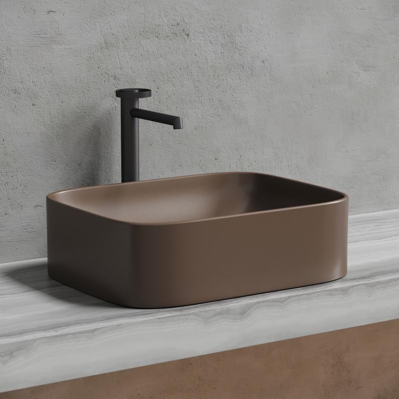 Раковина Ceramicanova Element CN6052MDB темно-коричневая матовая