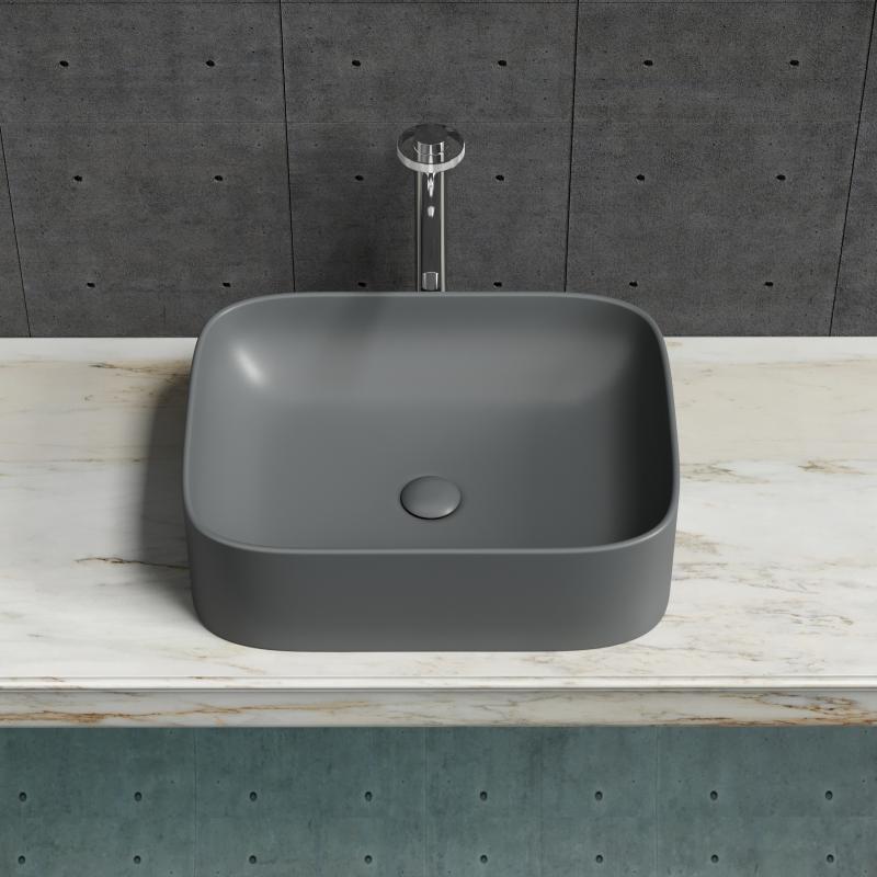 Раковина Ceramicanova Element CN6052MDH темный антрацит матовая