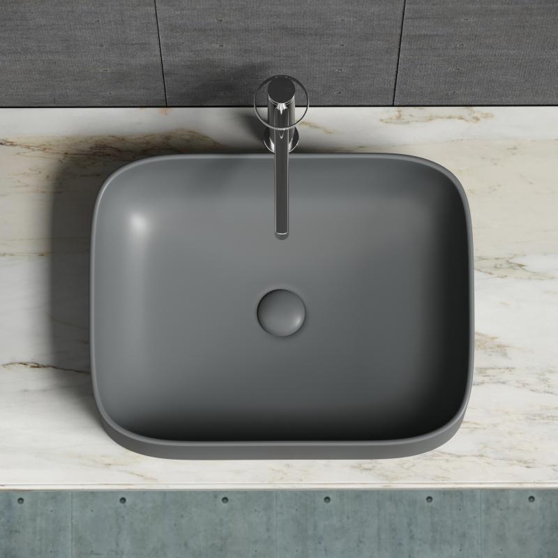 Раковина Ceramicanova Element CN6052MDH темный антрацит матовая