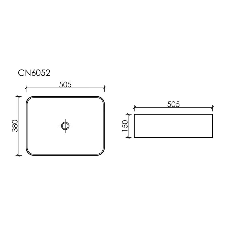 Раковина Ceramicanova Element CN6052MHL серо-голубая матовая
