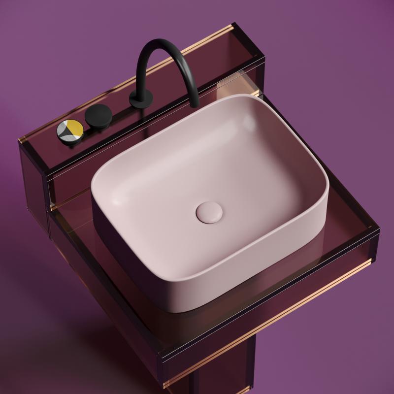 Раковина Ceramicanova Element CN6052MP розовая матовая