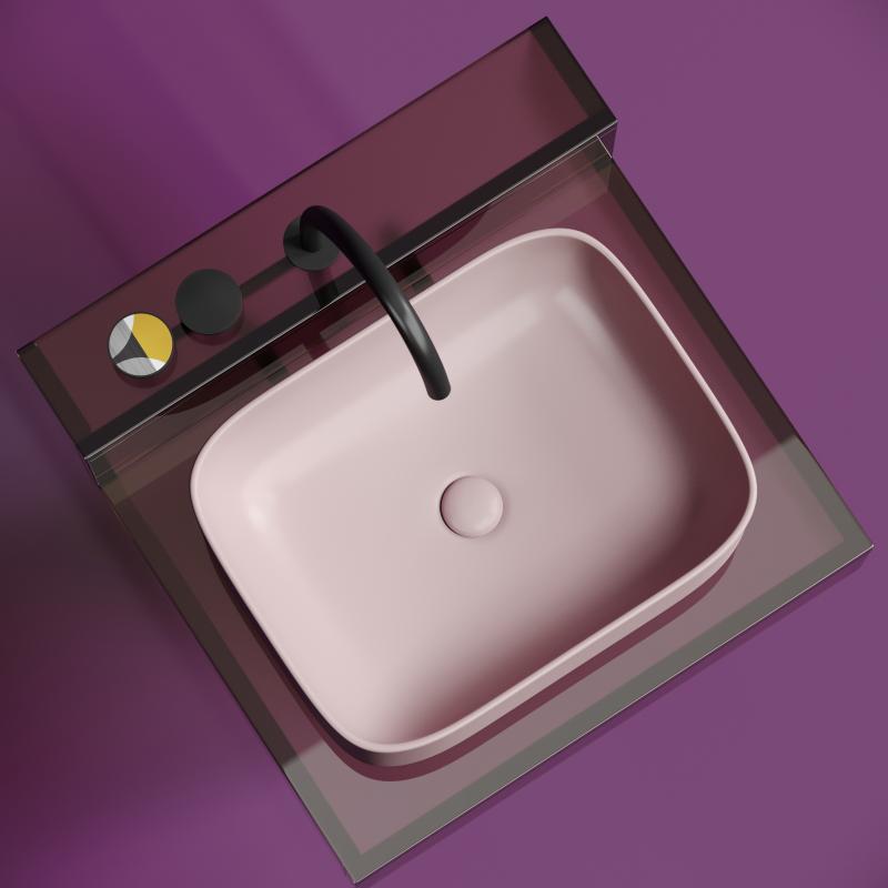 Раковина Ceramicanova Element CN6052MP розовая матовая