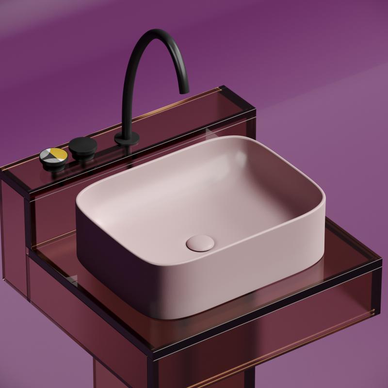 Раковина Ceramicanova Element CN6052MP розовая матовая