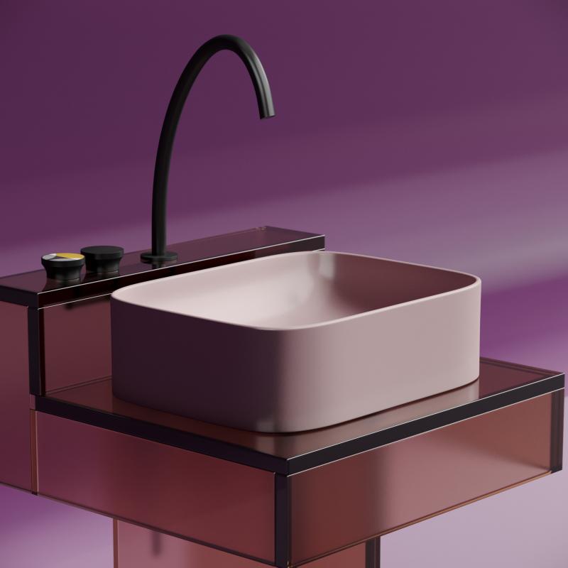 Раковина Ceramicanova Element CN6052MP розовая матовая