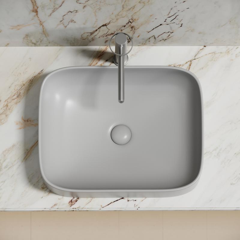 Раковина Ceramicanova Element CN6052MSG серая матовая