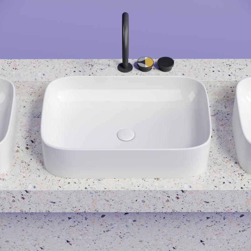 Раковина Ceramicanova Element CN6053 белая глянцевая