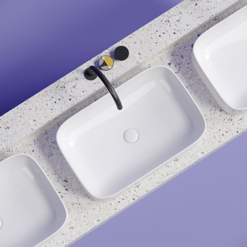 Раковина Ceramicanova Element CN6053 белая глянцевая