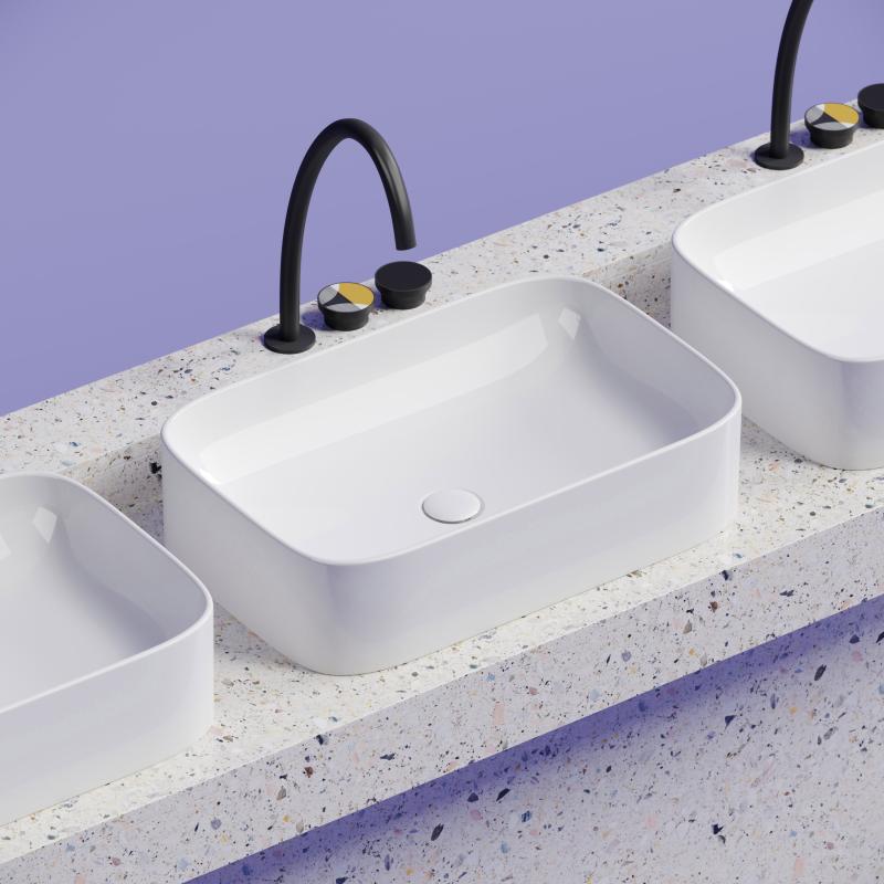 Раковина Ceramicanova Element CN6053 белая глянцевая