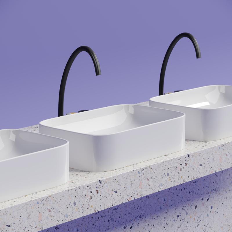 Раковина Ceramicanova Element CN6053 белая глянцевая