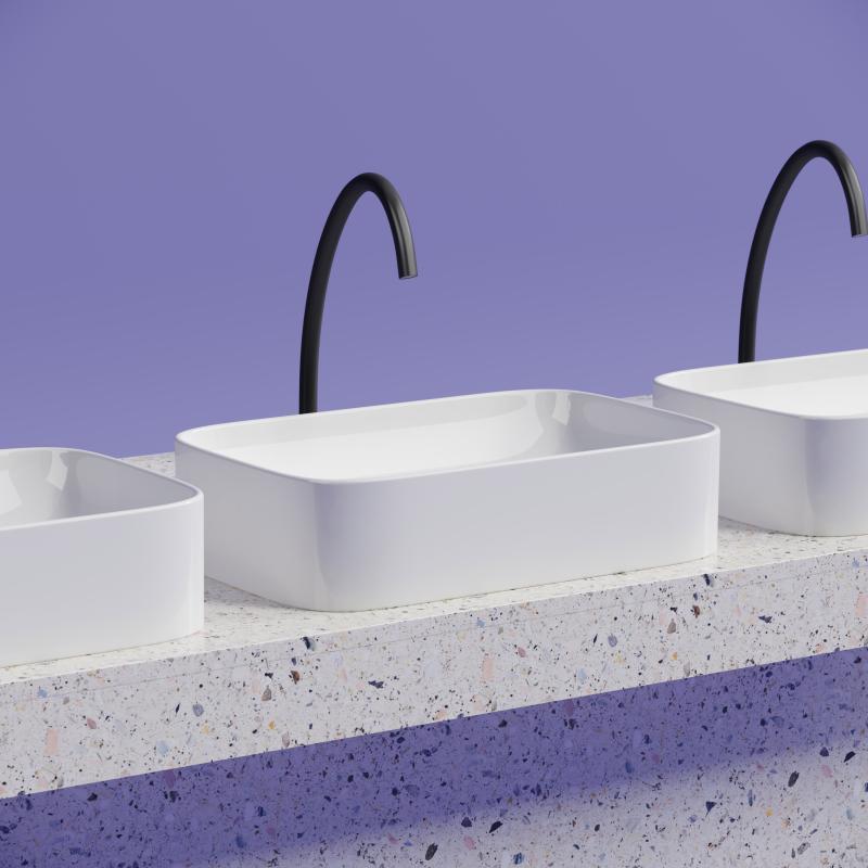 Раковина Ceramicanova Element CN6053 белая глянцевая