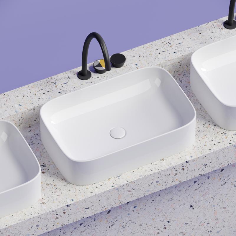 Раковина Ceramicanova Element CN6053 белая глянцевая