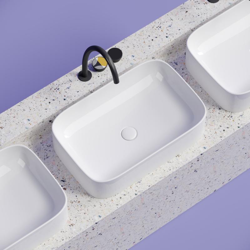 Раковина Ceramicanova Element CN6053 белая глянцевая