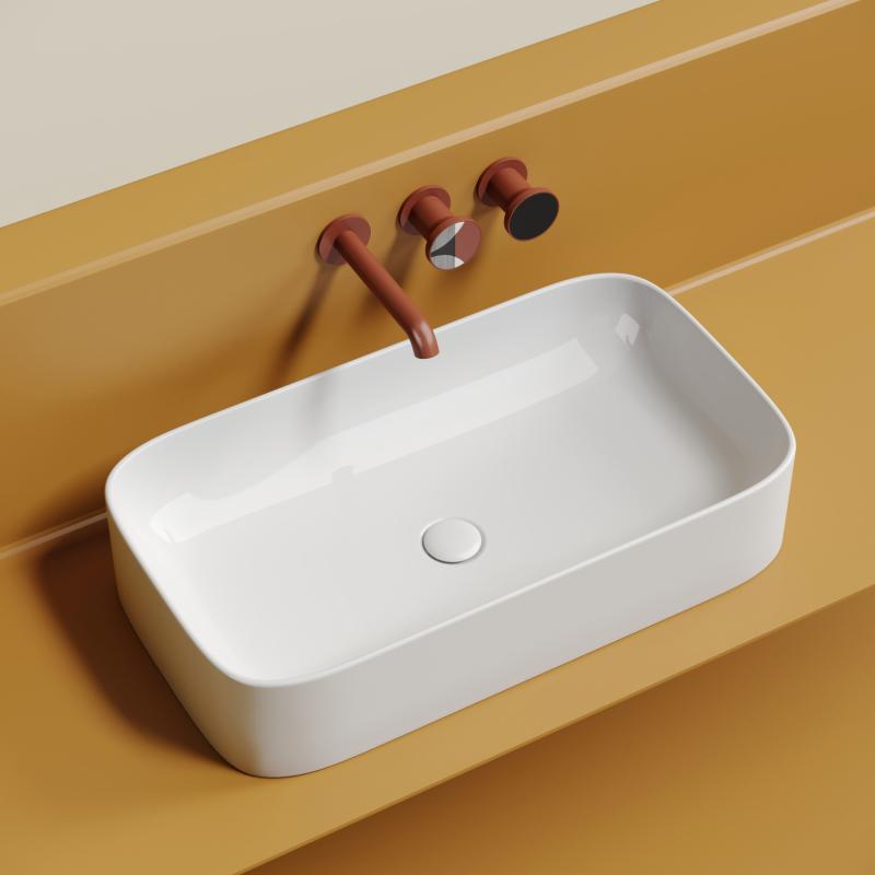 Раковина Ceramicanova Element CN6054 белая глянцевая