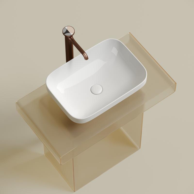 Раковина Ceramicanova Element CN6055 белая глянцевая