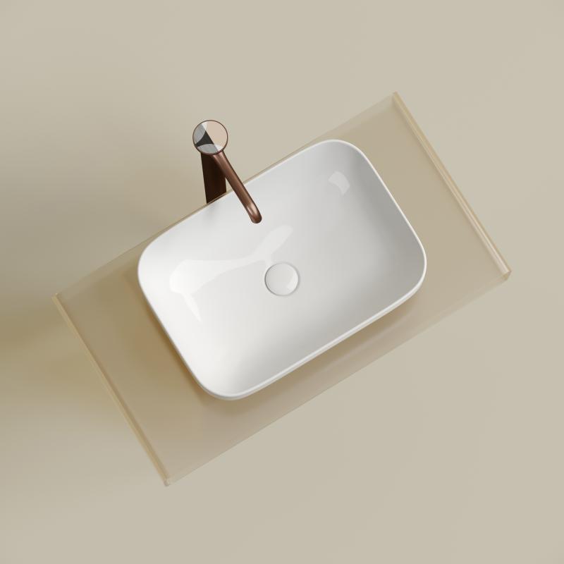 Раковина Ceramicanova Element CN6055 белая глянцевая