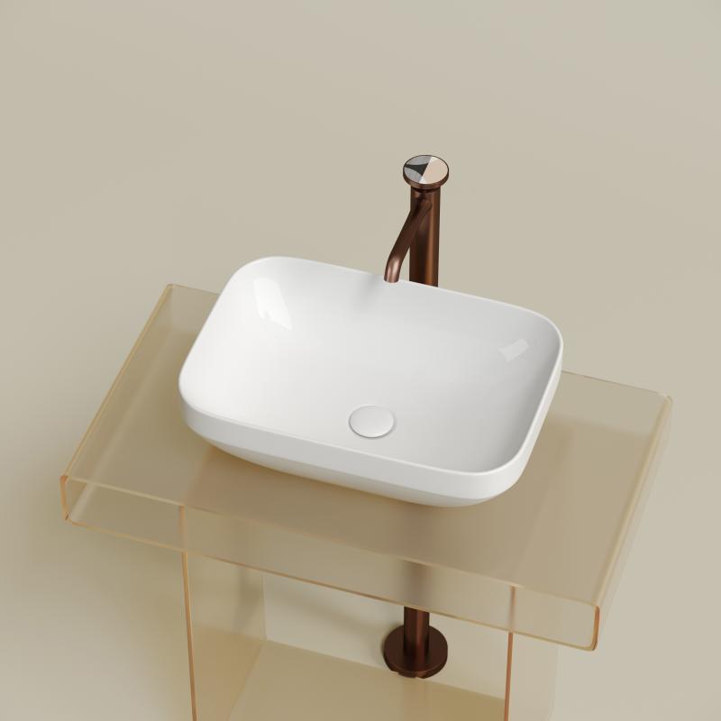 Раковина Ceramicanova Element CN6055 белая глянцевая