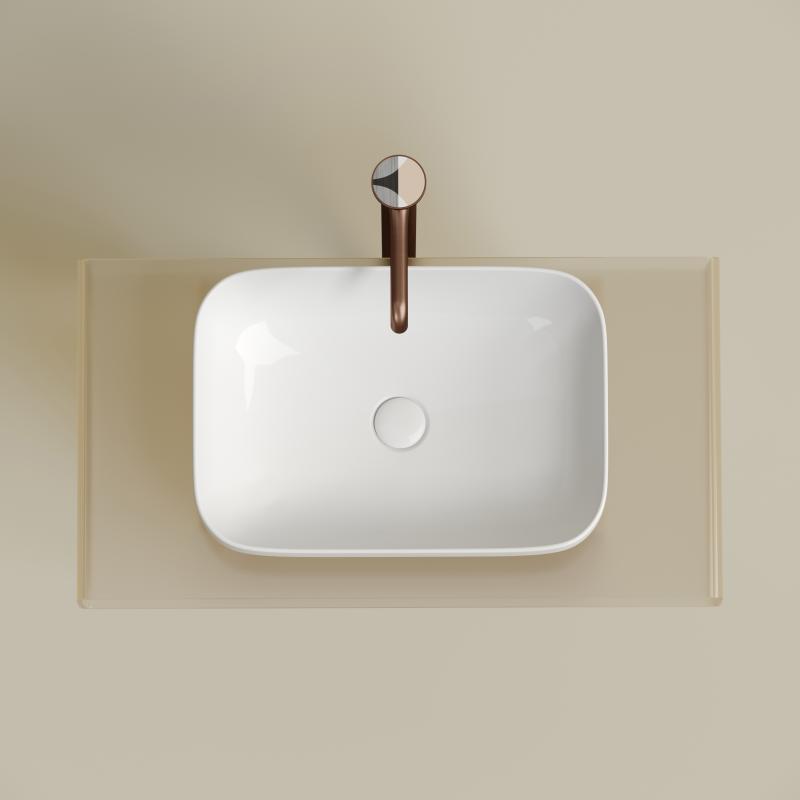 Раковина Ceramicanova Element CN6055 белая глянцевая