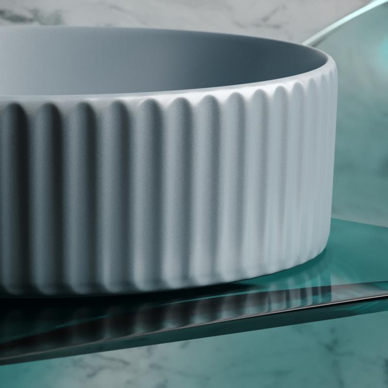 Раковина Ceramicanova Element CN6057MHL серо-голубая матовая