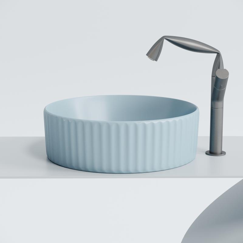 Раковина Ceramicanova Element CN6057ML голубой матовый