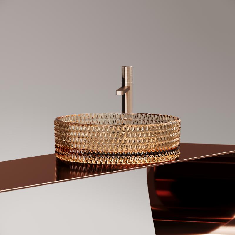 Раковина Ceramicanova Cristal CN6058 бежевая