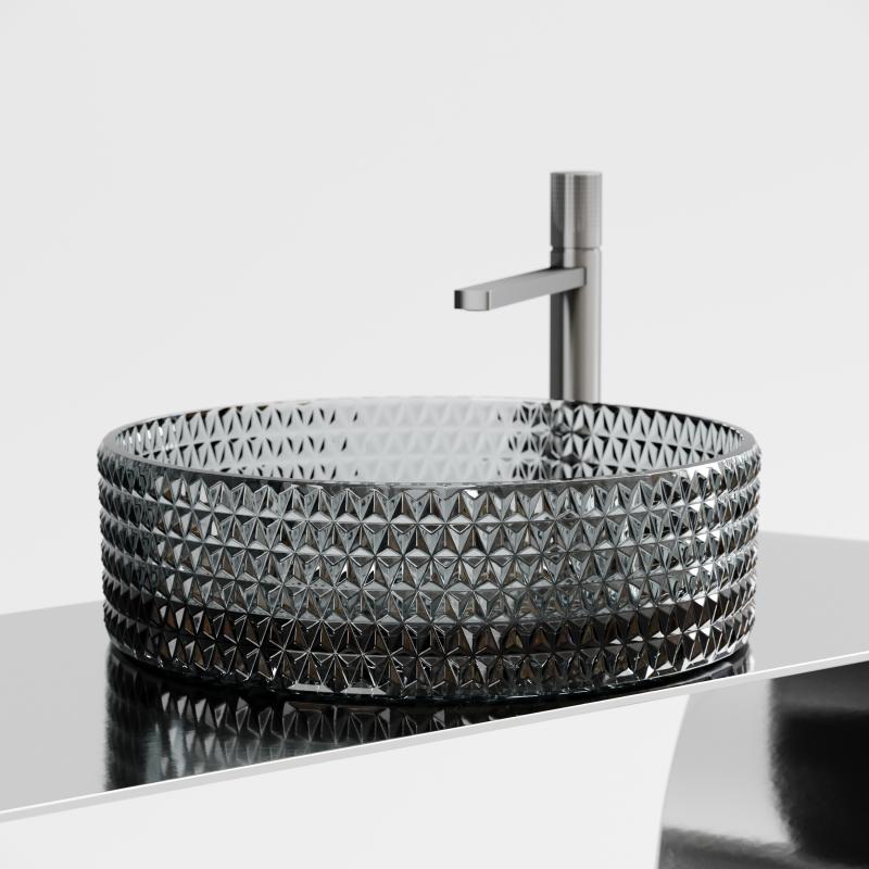 Раковина Ceramicanova Cristal CN6060 черная