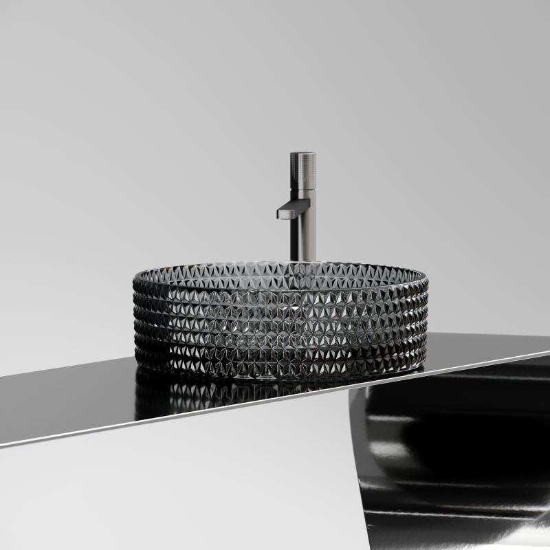 Раковина Ceramicanova Cristal CN6060 черная