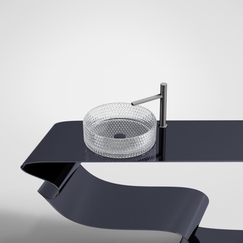 Раковина Ceramicanova Cristal CN6062 прозрачная