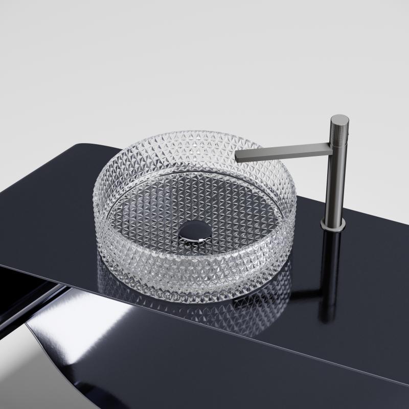 Раковина Ceramicanova Cristal CN6062 прозрачная