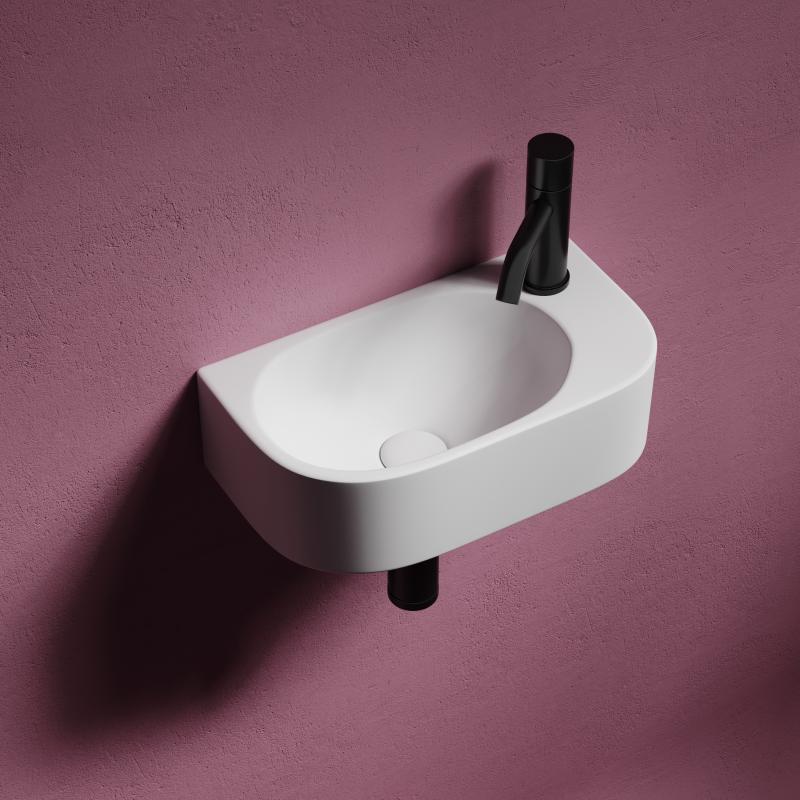 Рукомойник Ceramicanova Element CN6066L белый глянцевый