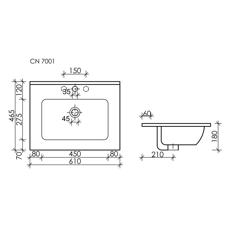 Раковина Ceramicanova Element CN7001MB черная