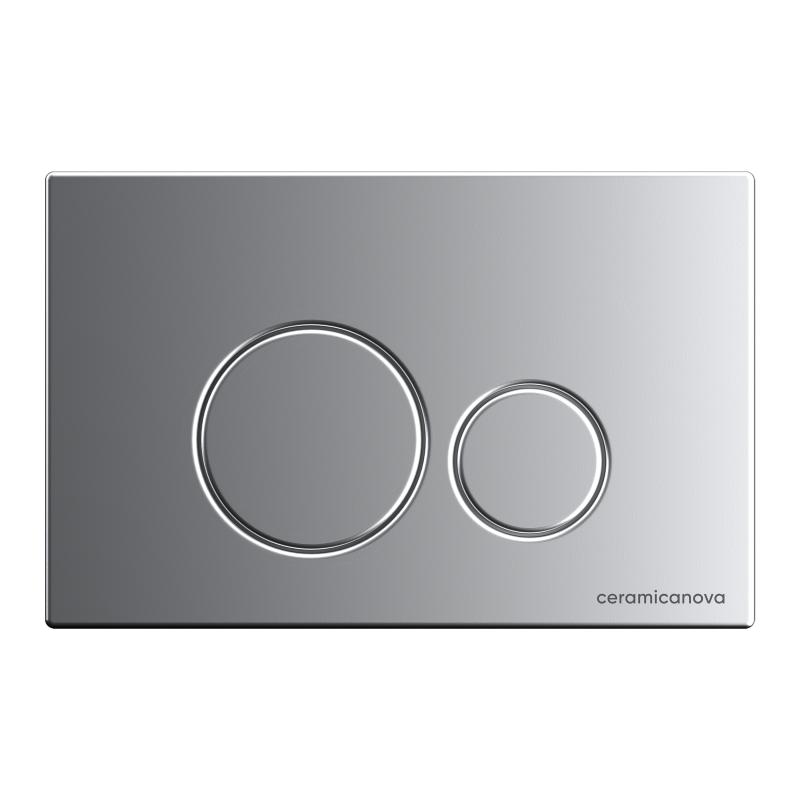 Комплект унитаза с инсталляцией Ceramicanova Play CN3001_1001M_1000 с сиденьем Микролифт и клавишей смыва Хром матовый