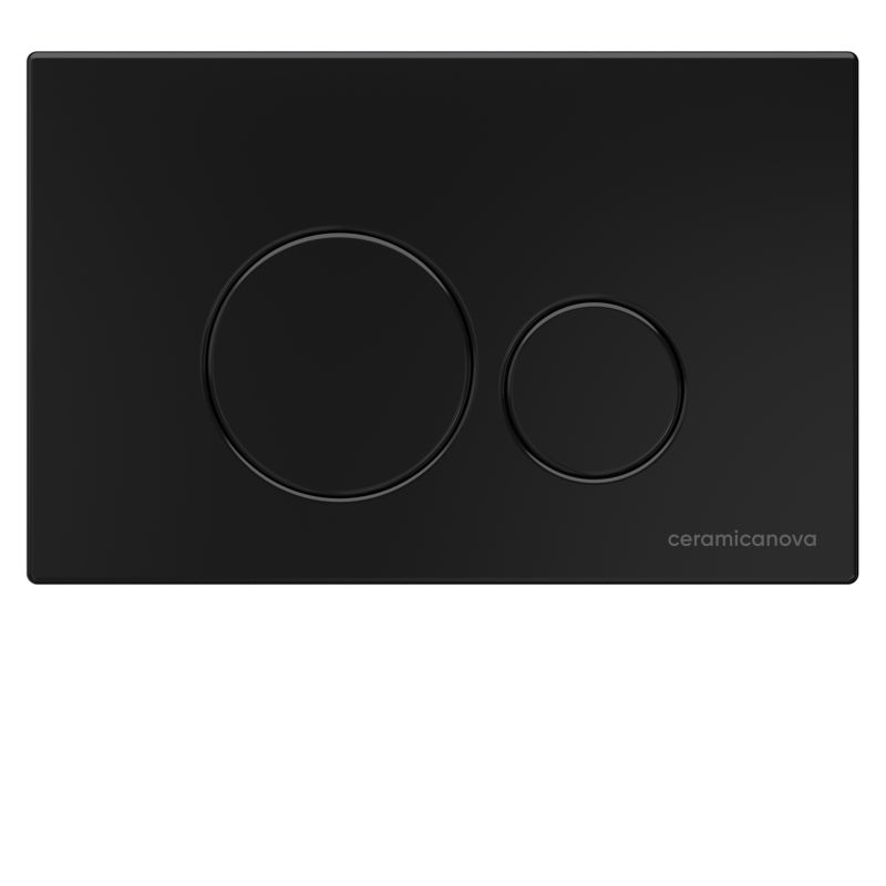 Комплект унитаза с инсталляцией Ceramicanova Metric CN3007_1001B_1000 с сиденьем Микролифт и Черной матовой клавишей смыва