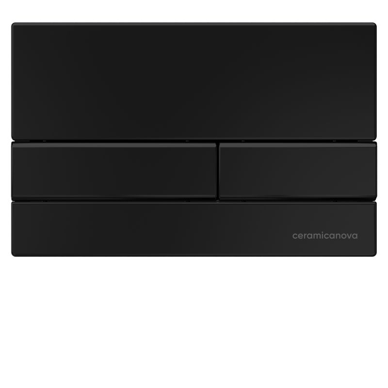 Комплект унитаза с инсталляцией Ceramicanova Metropol CN4002_1002B_1000 с сиденьем Микролифт и Черной матовой клавишей смыва