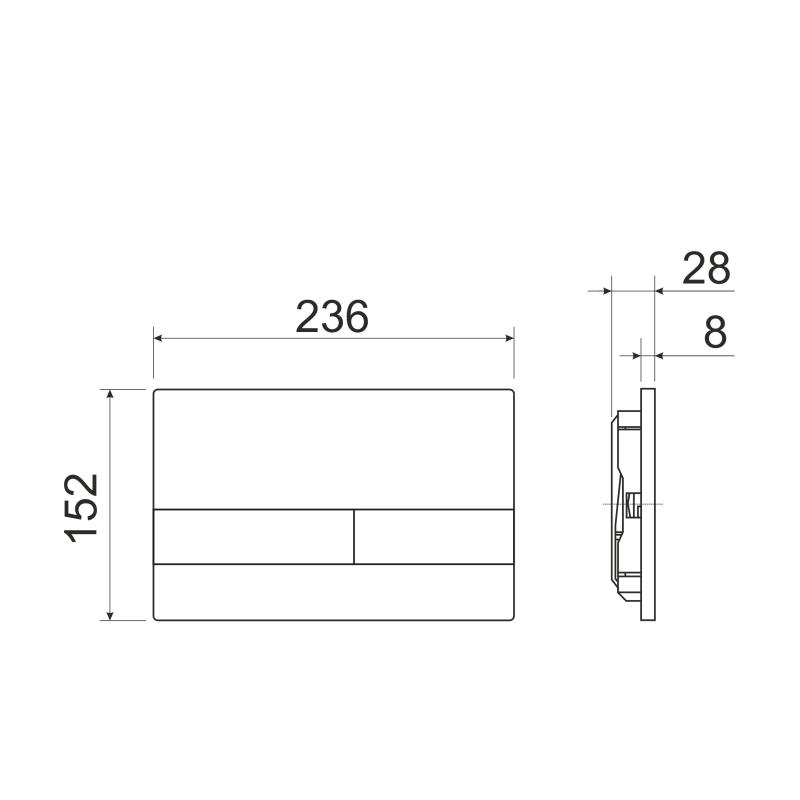 Комплект унитаза с инсталляцией Ceramicanova Metropol CN4002MB_1002CH_1000 с сиденьем Микролифт и клавишей смыва Хром