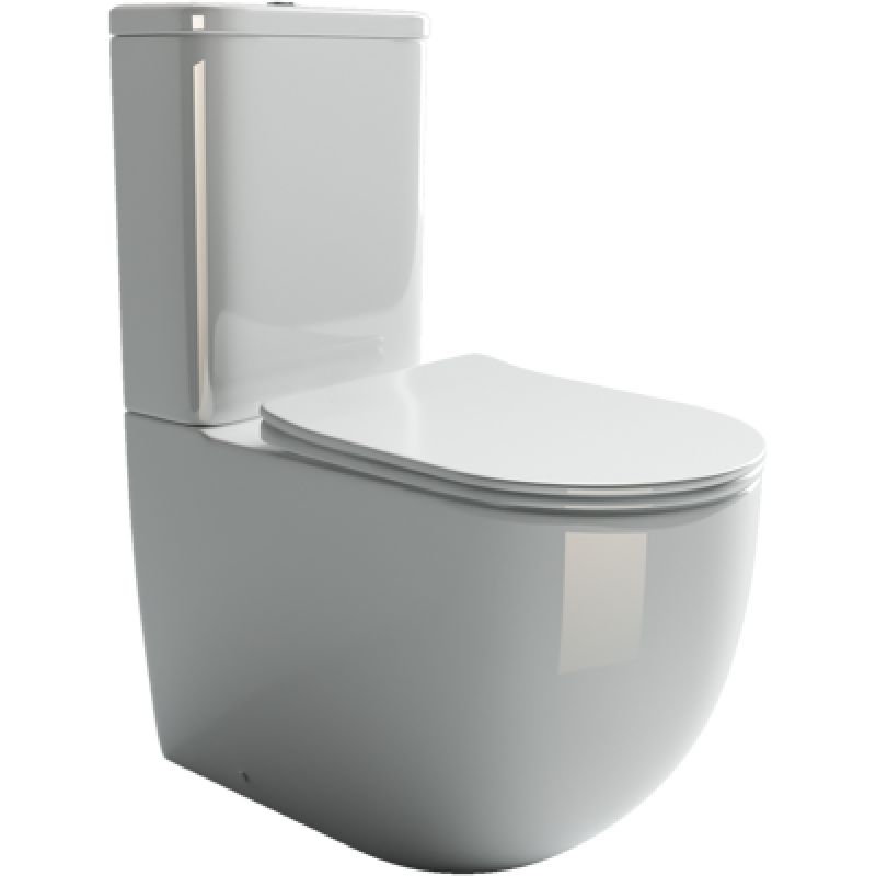 Унитаз-компакт Ceramicanova Mia Rimless CN1801 с микролифтом, безободковый