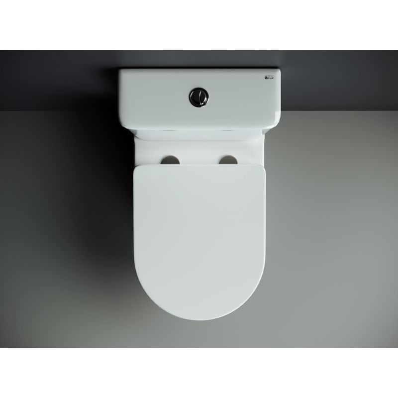 Унитаз-компакт Ceramicanova Mia Rimless CN1801 с микролифтом, безободковый