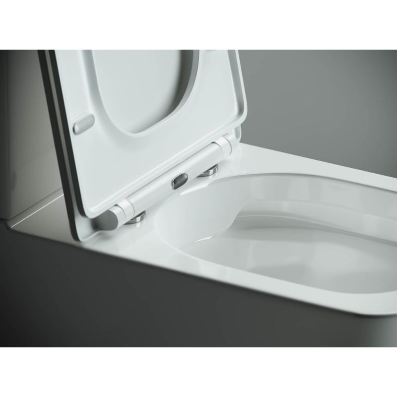 Унитаз-компакт Ceramicanova Cubic CN1803 с микролифтом, безободковый