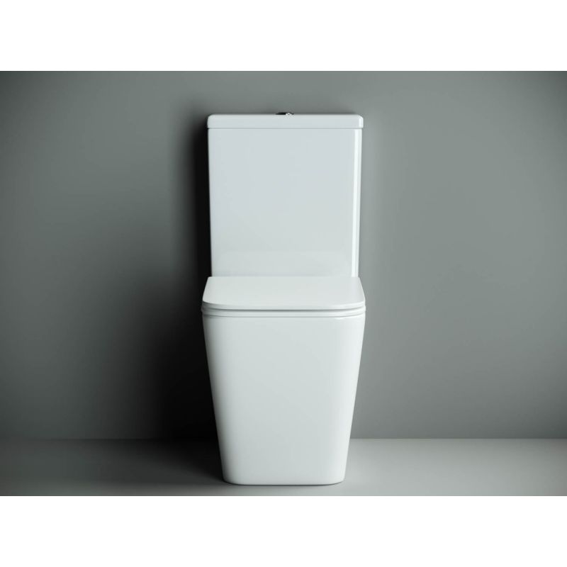 Унитаз-компакт Ceramicanova Cubic CN1803 с микролифтом, безободковый