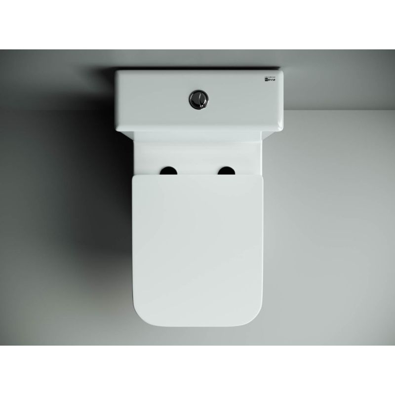 Унитаз-компакт Ceramicanova Cubic CN1803 с микролифтом, безободковый