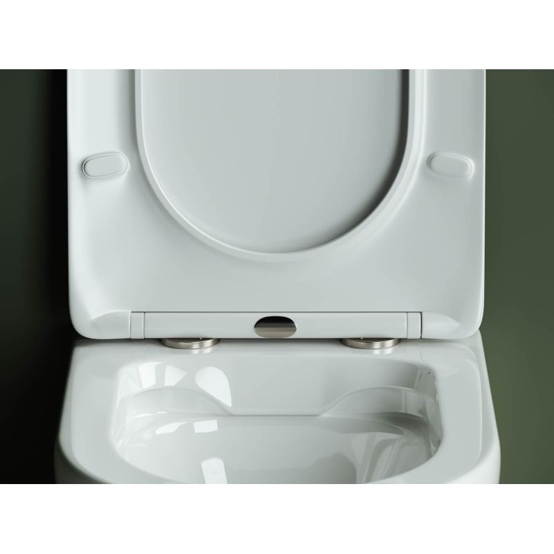 Унитаз подвесной Ceramicanova Highlight Rimless CN1804 с микролифтом, безободковый