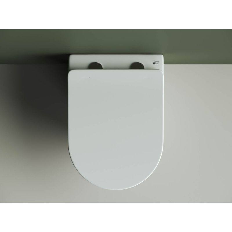 Унитаз подвесной Ceramicanova Highlight Rimless CN1804 с микролифтом, безободковый