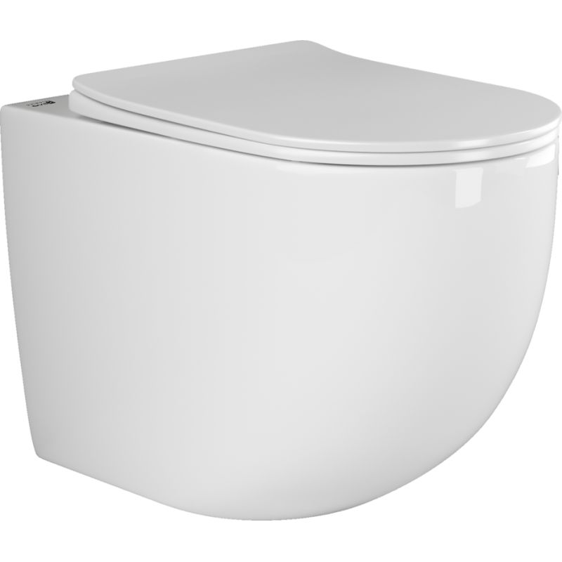 Унитаз приставной Ceramicanova Mia CN1810 с микролифтом, безободковый