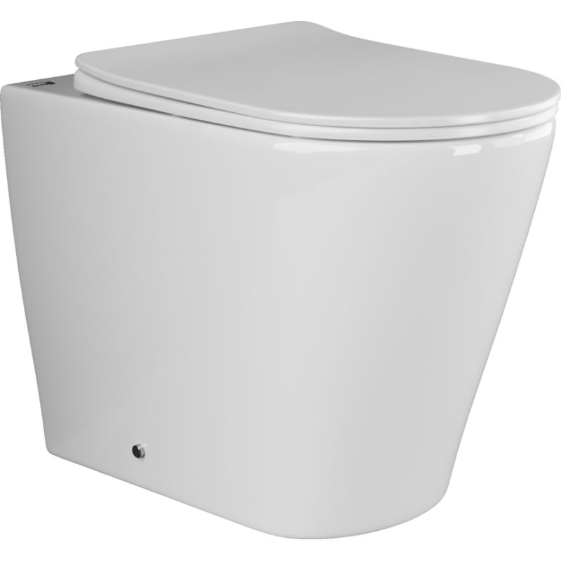 Унитаз приставной Ceramicanova Highlight Rimless CN1812 с микролифтом, безободковый