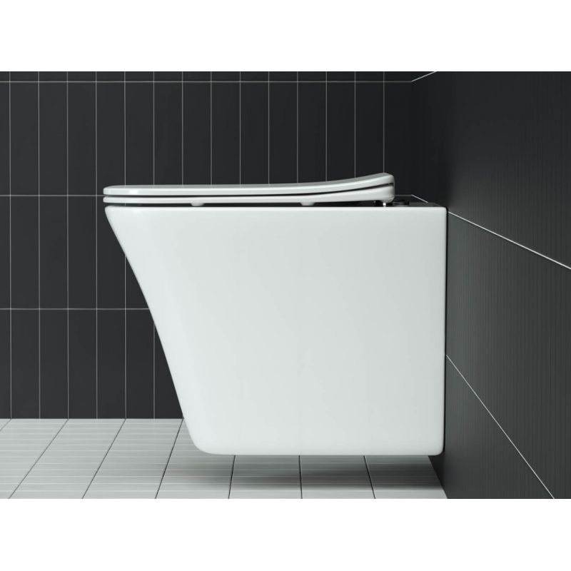 Унитаз подвесной Ceramicanova Mono CN1902 с микролифтом, безободковый