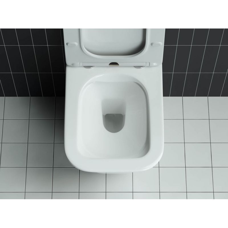 Унитаз подвесной Ceramicanova Mono CN1902 с микролифтом, безободковый