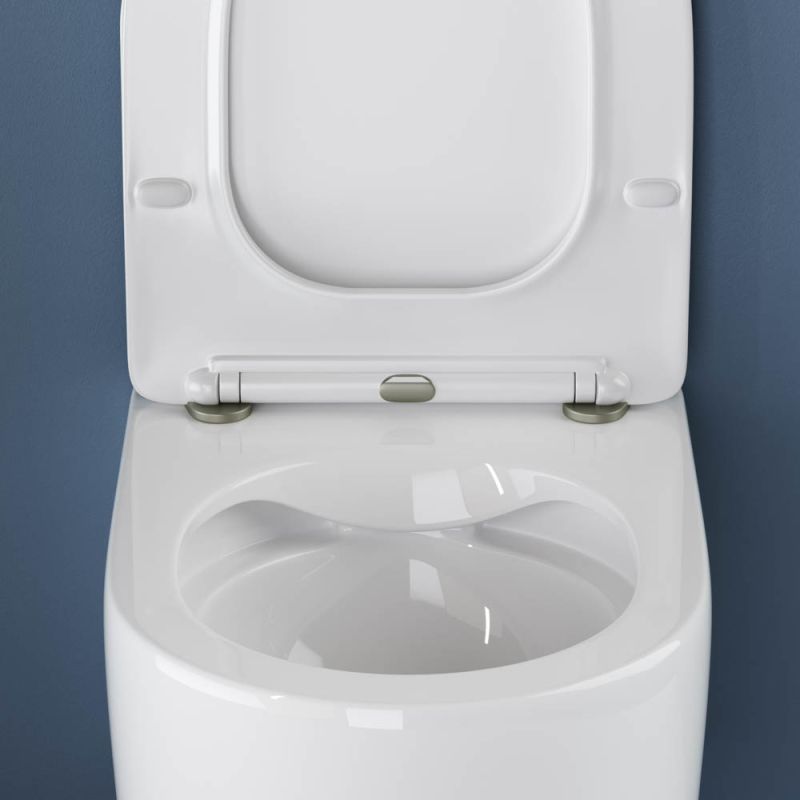 Унитаз подвесной Ceramicanova Moments CN3003 с микролифтом, безободковый