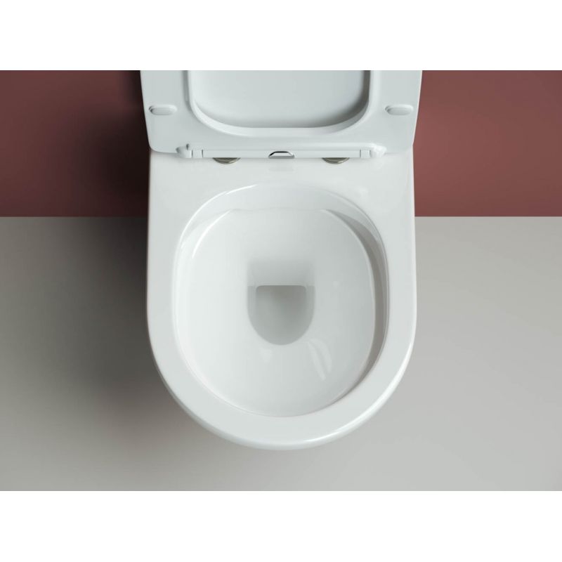 Унитаз подвесной Ceramicanova Forma CN3009 безободковый