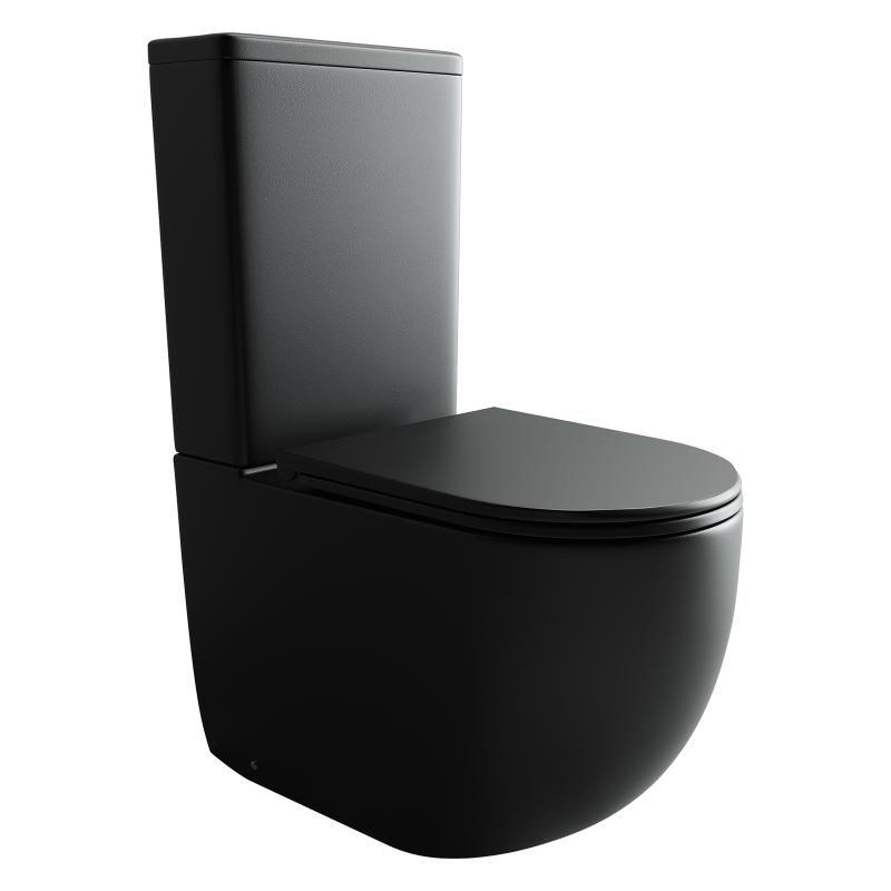 Унитаз-компакт Ceramicanova Metropol CN4001MB черный матовый