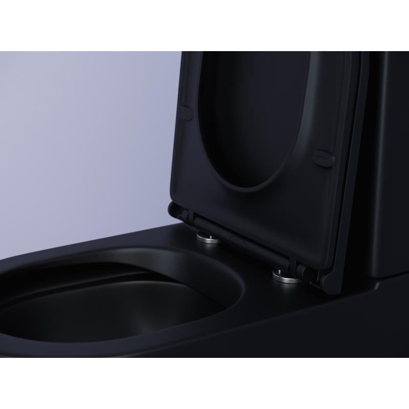 Унитаз-компакт Ceramicanova Metropol CN4001MB черный матовый