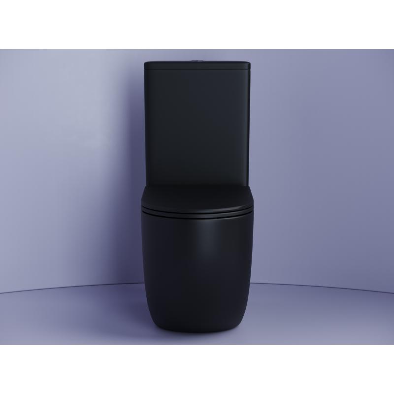 Унитаз-компакт Ceramicanova Metropol CN4001MB черный матовый